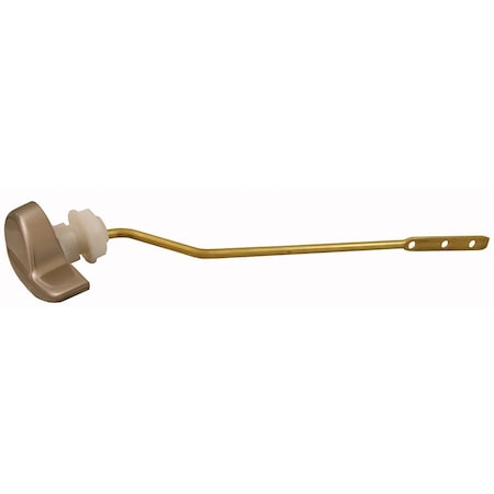 Jones Stephens Brushed Nickel Decorative Tank Trip Lever Side Mount for Kohler and TOTO T0108BN